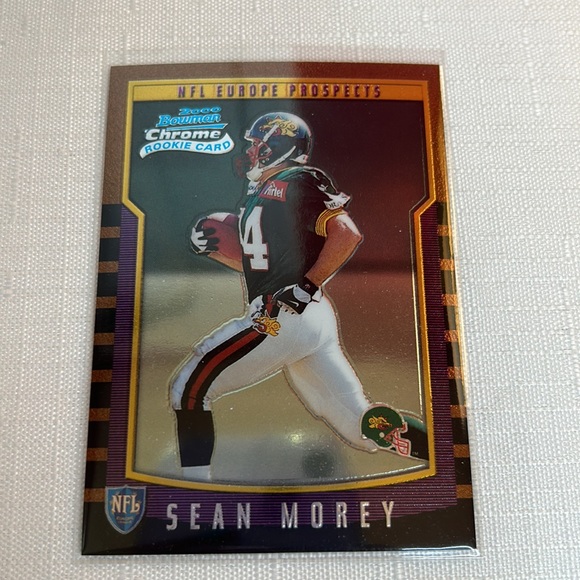 2000 Bowman Chrome Rookie Card Sean Morey Europe Prospects - Picture 5 of 5